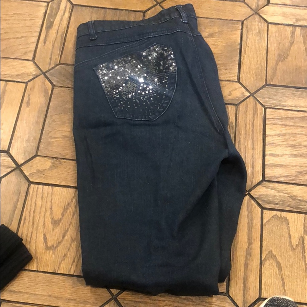 Studded/Sequin Jeans